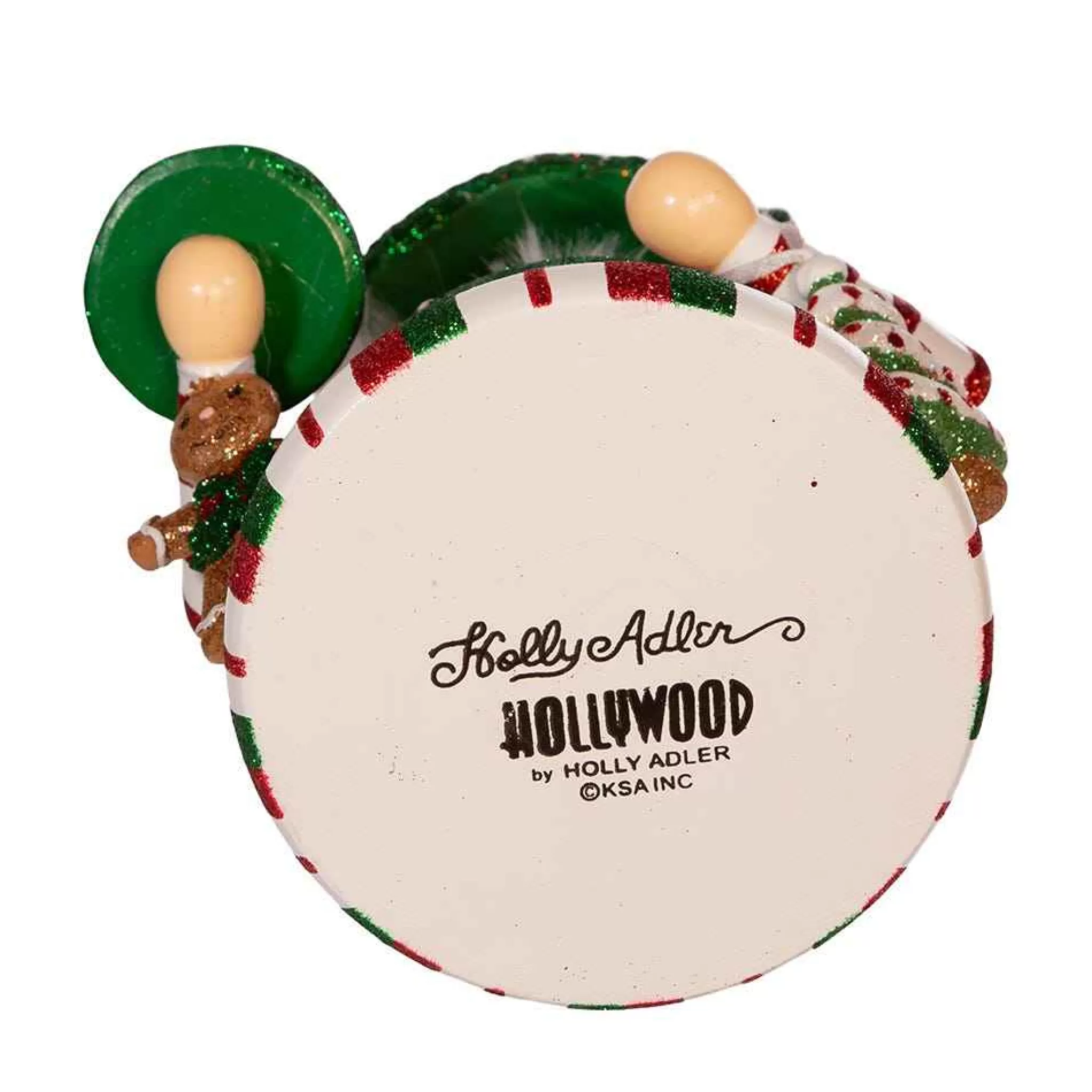 Kurt Adler 15-Inch Hollywood Battery-Operated Led Gingerbread House Hat Nutcracker