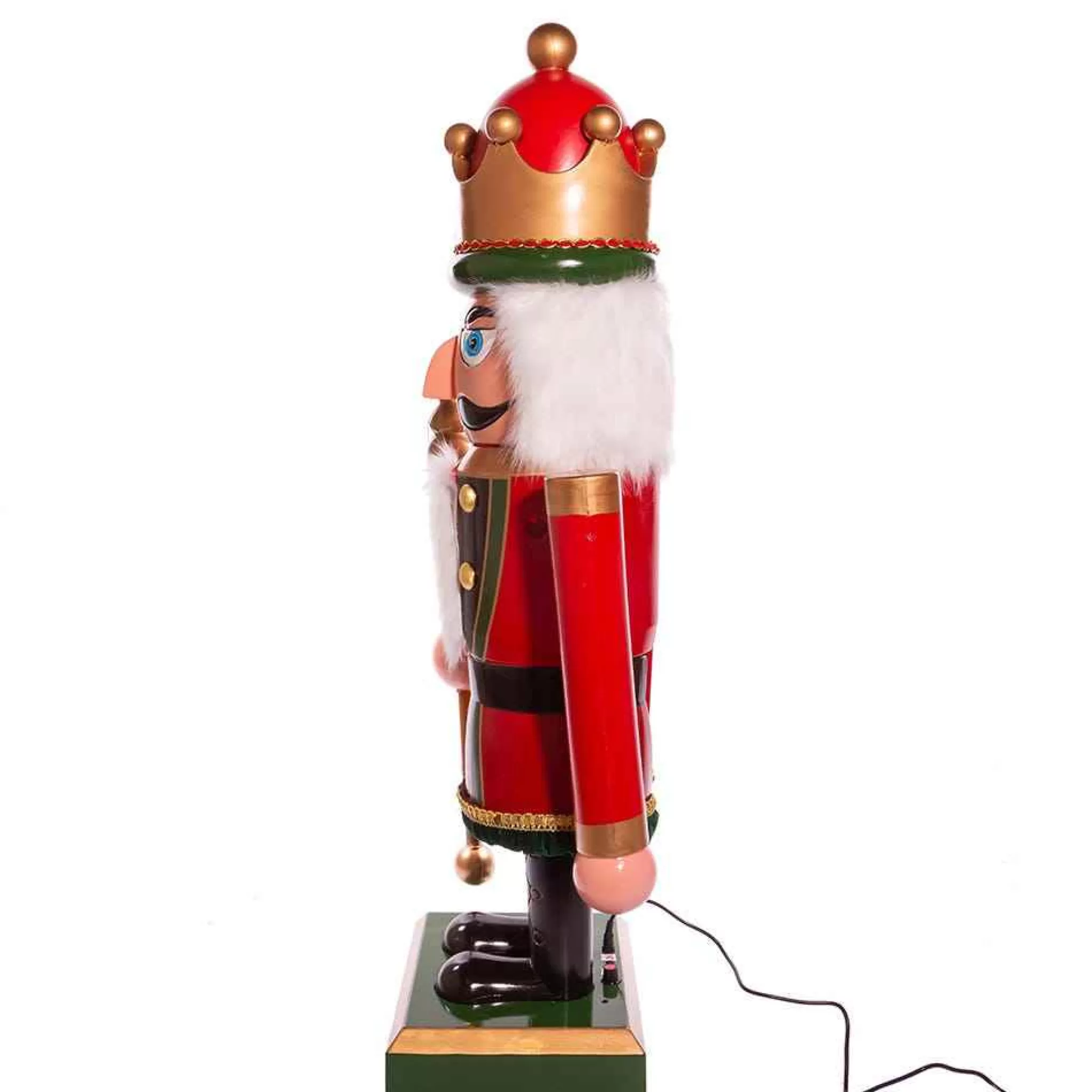 Kurt Adler 43-Inch Lighted Musical Collapsible Nutcracker