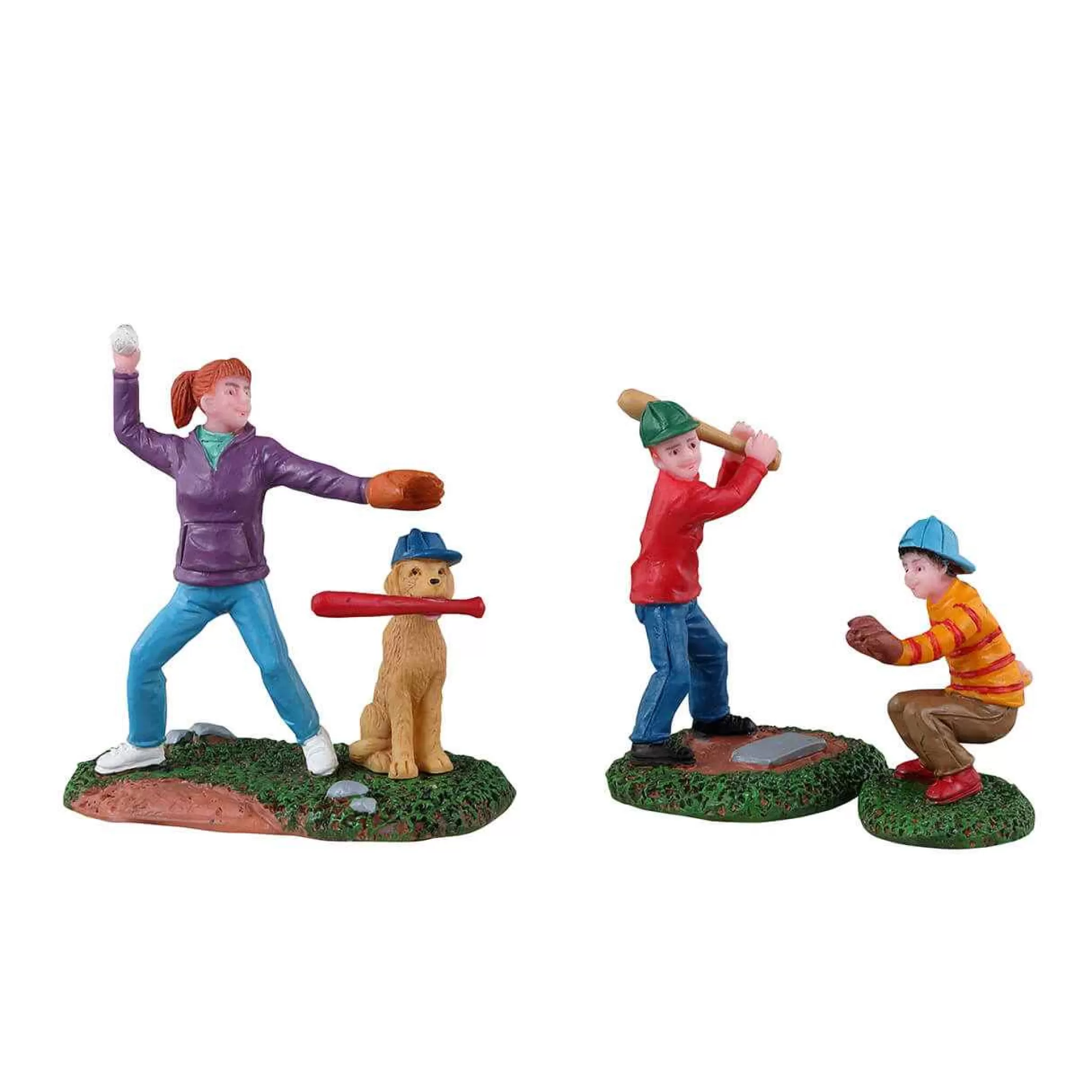 Lemax Village Collection Baseball Practice, Set Of 3 #32206