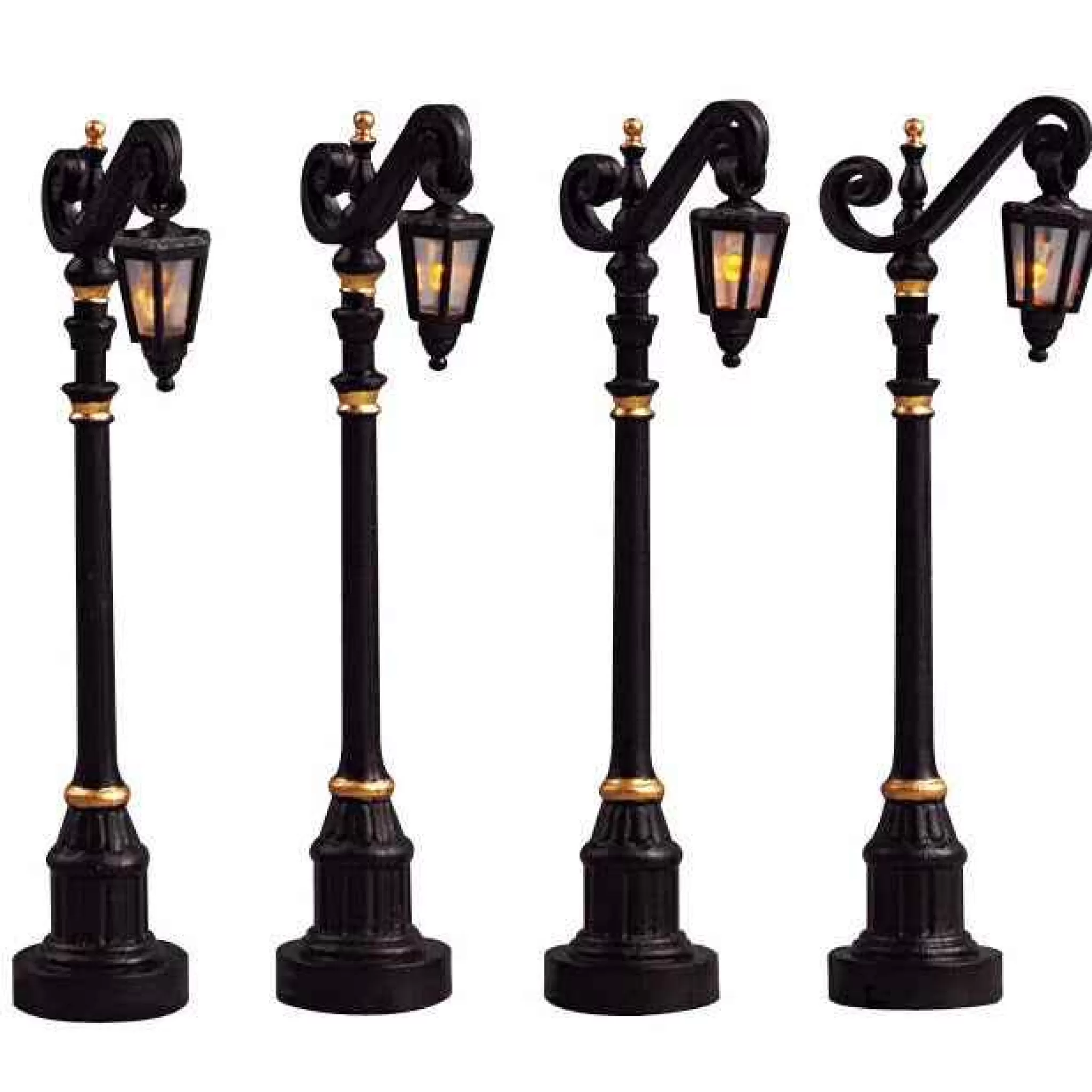 Lemax Village Collection Colonial Street Lamp, Set Of 4 #54313
