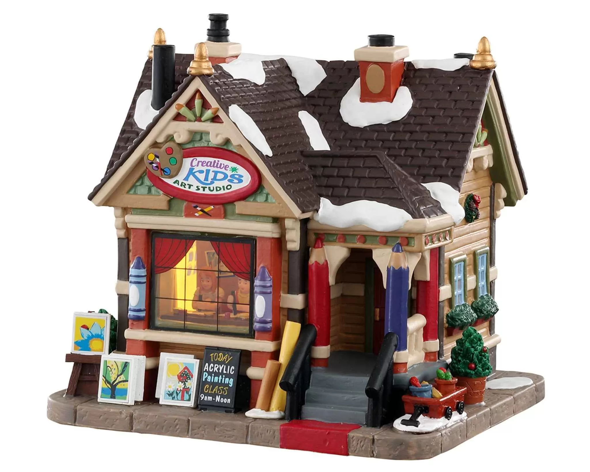 Lemax Village Collection Creative Kids Art Studio #05656