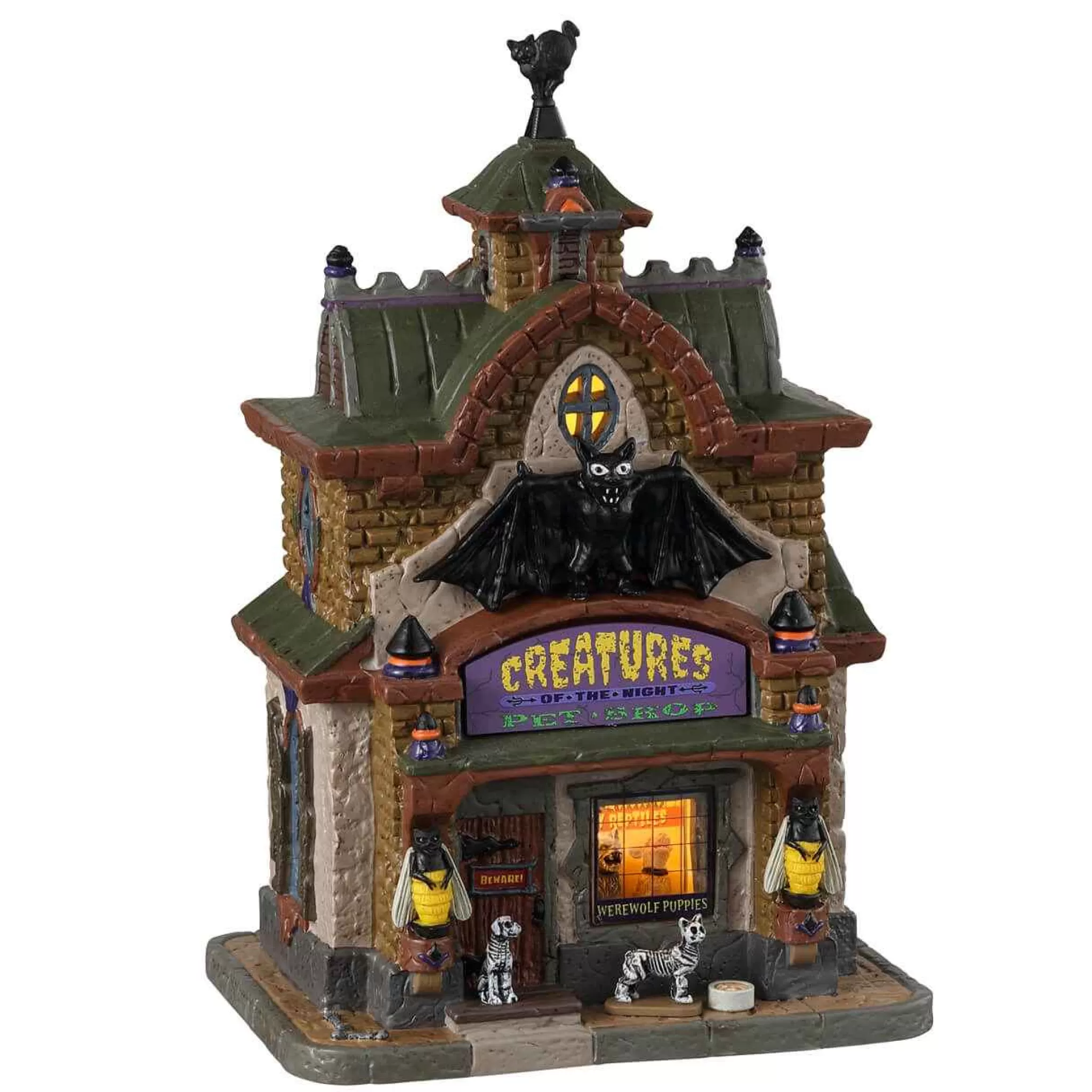 Lemax Village Collection Creatures Of The Night Pet Shop #35013