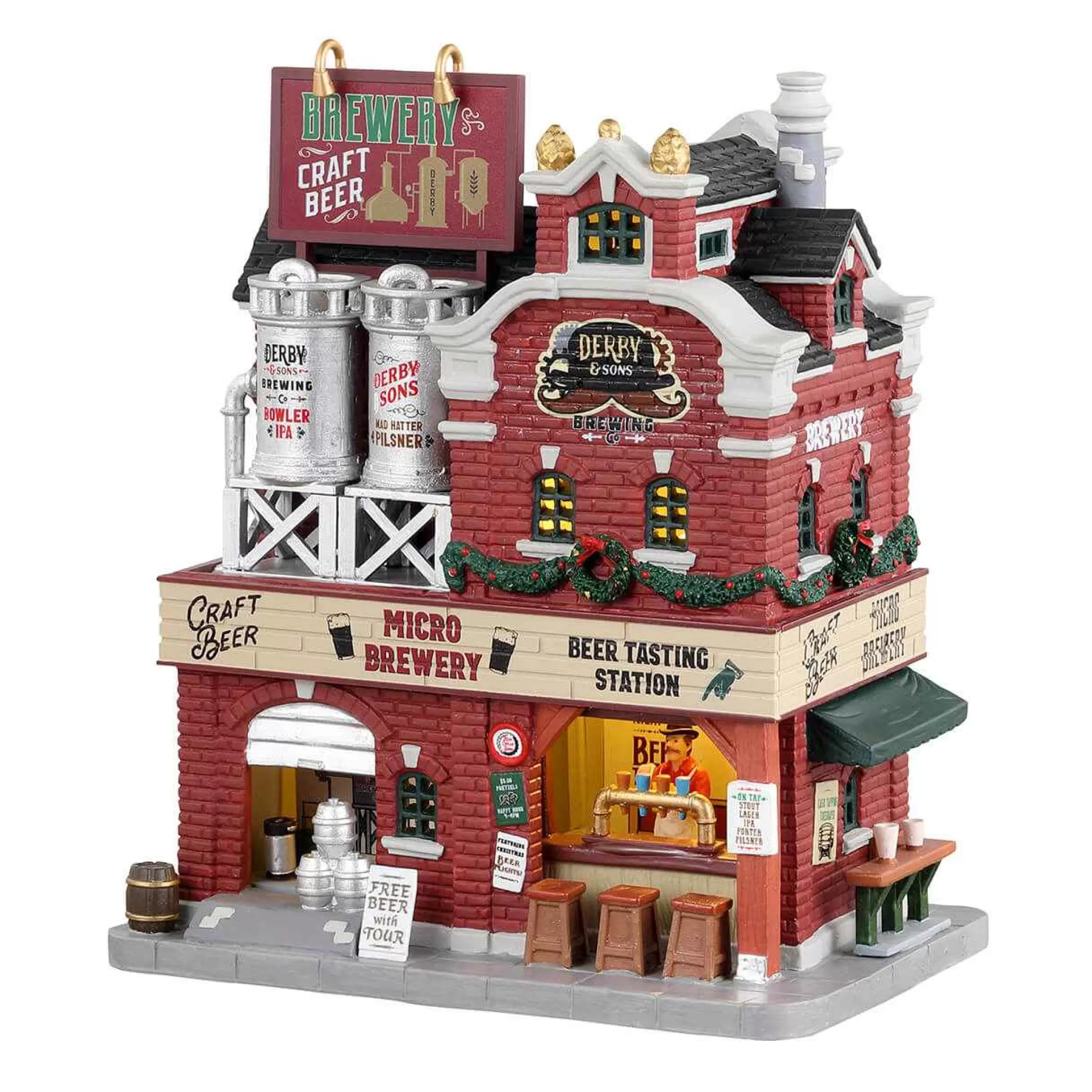 Lemax Village Collection Derby & Sons Brewing Co. #35034