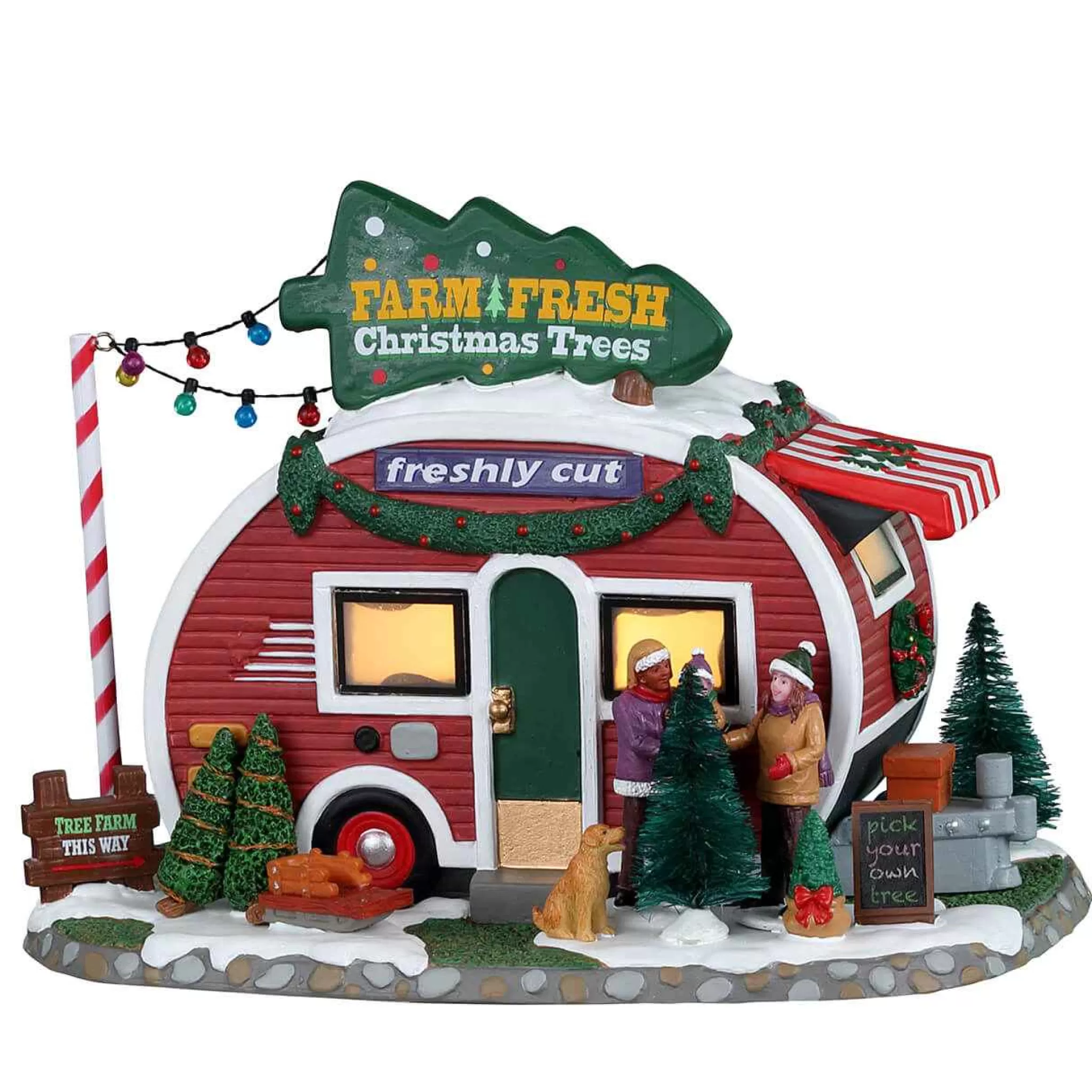 Lemax Village Collection Farm Fresh Christmas Trees #25928