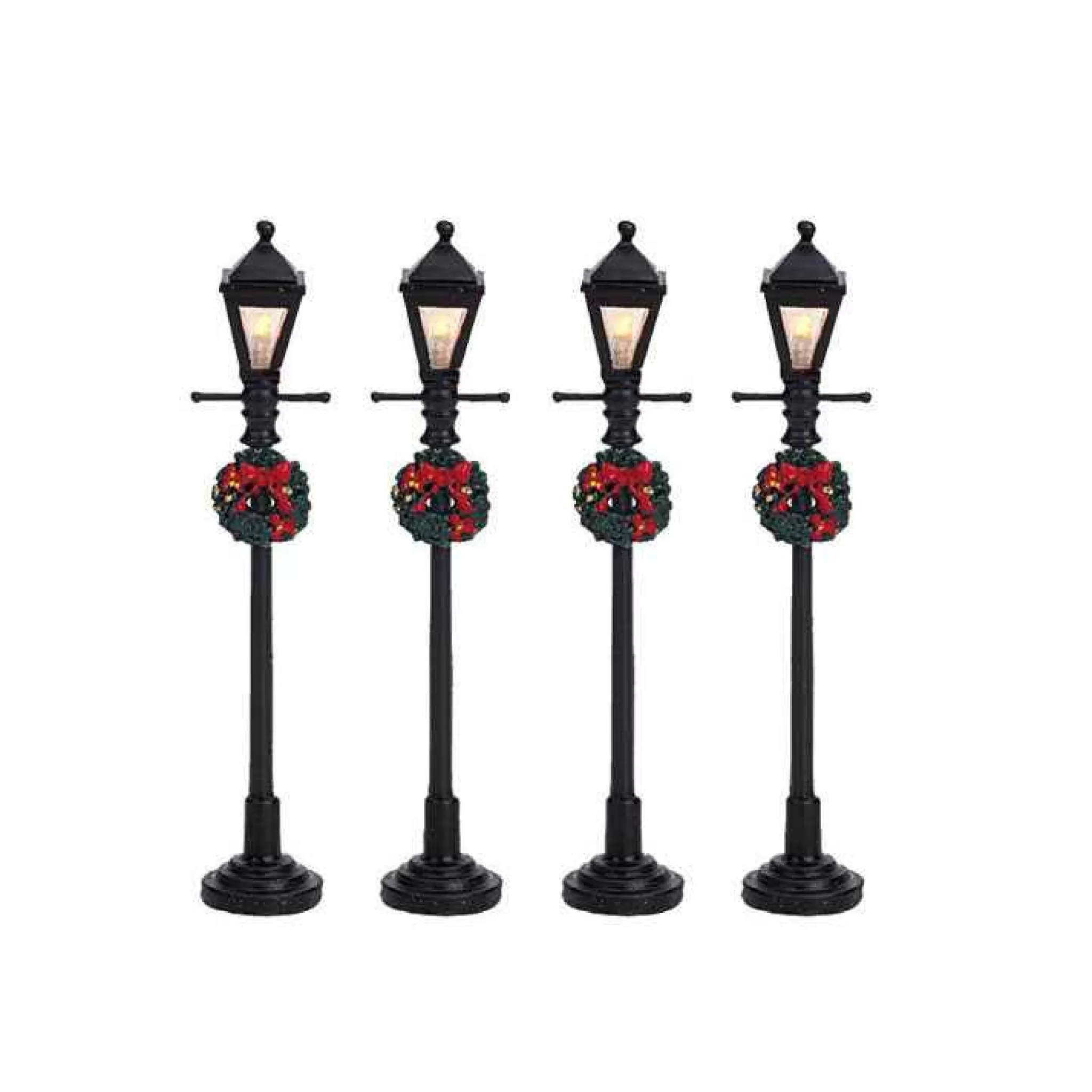 Lemax Village Collection Gas Lantern Street Lamp, Set Of 4 #64498