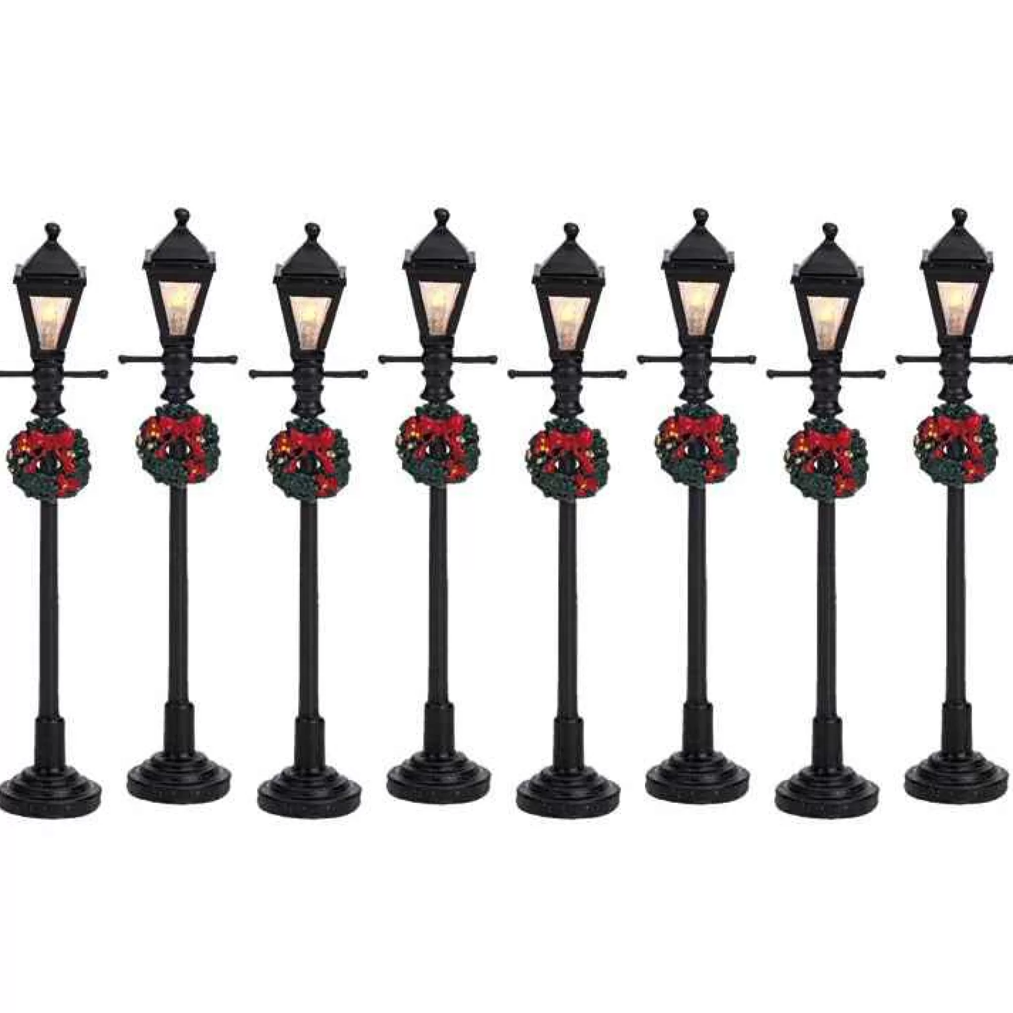 Lemax Village Collection Gas Lantern Street Lamp, Set Of 8 #64500