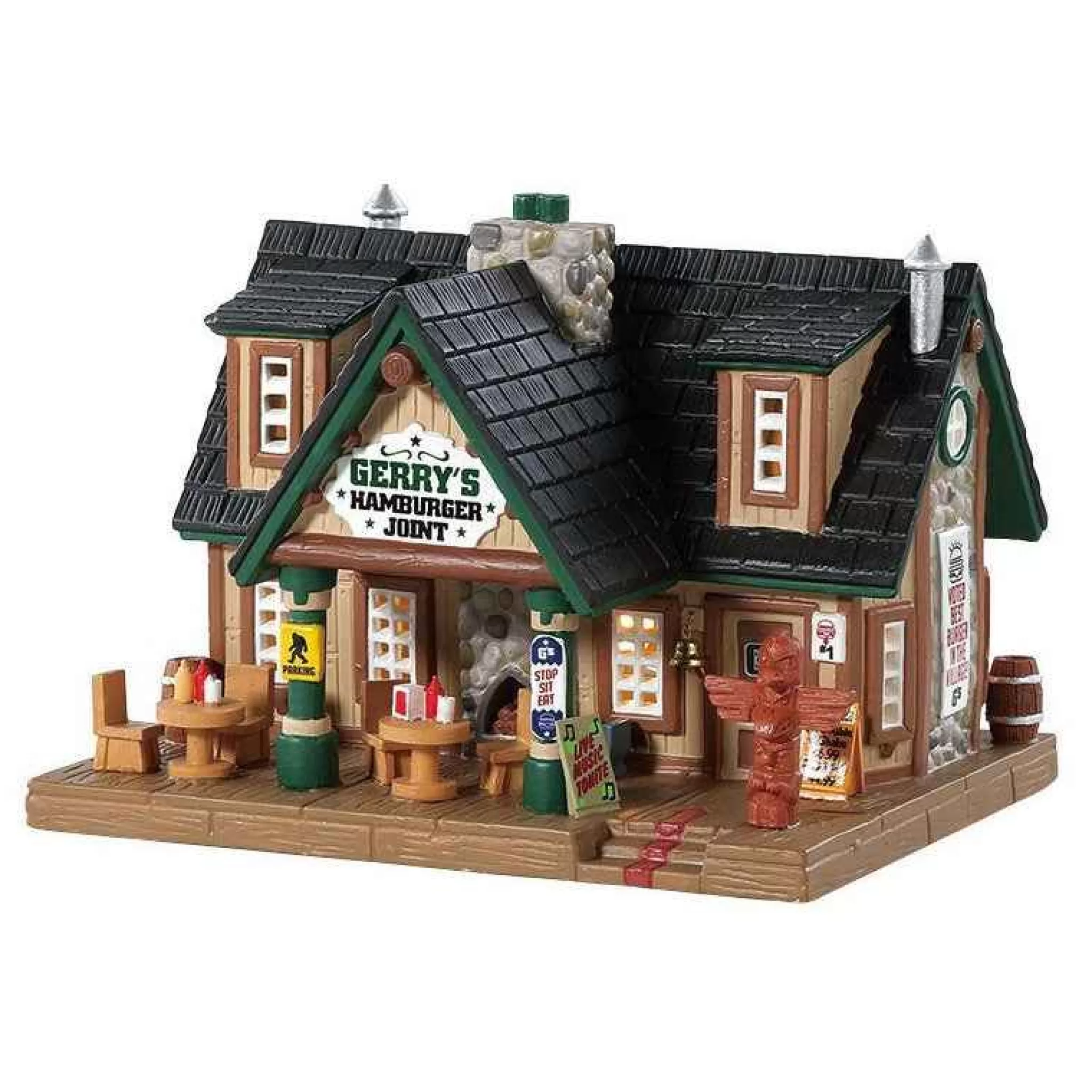 Lemax Village Collection Gerry's Hamburger Joint #85327