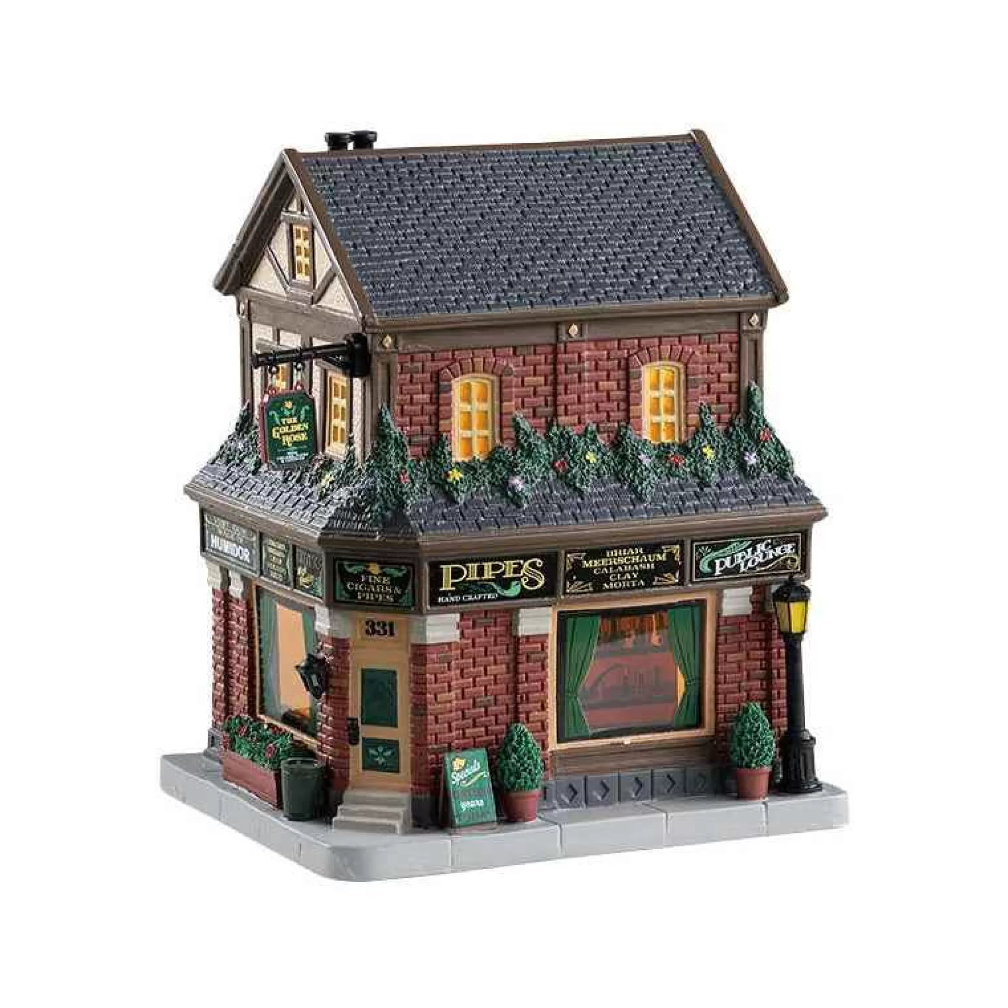 Lemax Village Collection Golden Rose Cigars #85340