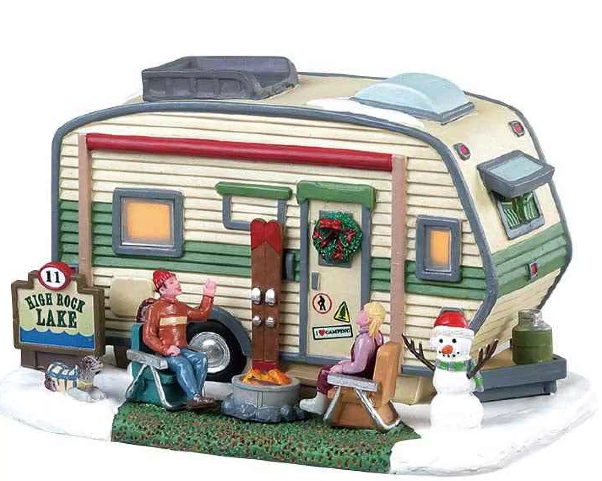 Lemax Village Collection High Rock Lake Trailer #85322