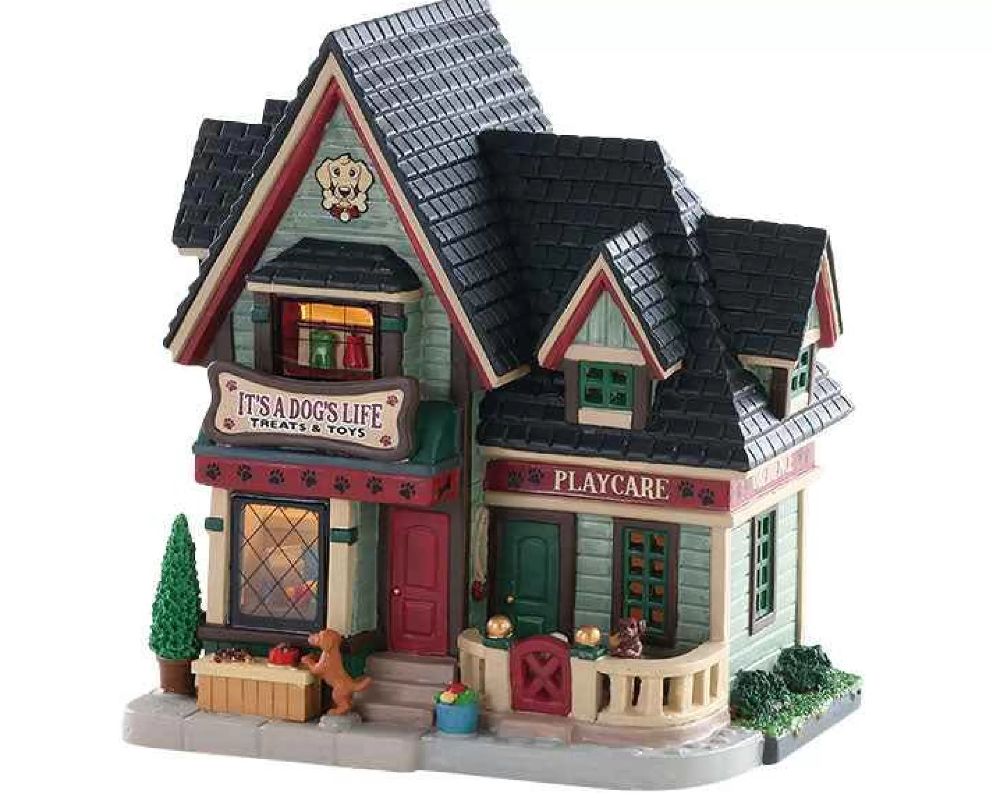 Lemax Village Collection It's A Dog's Life #85355