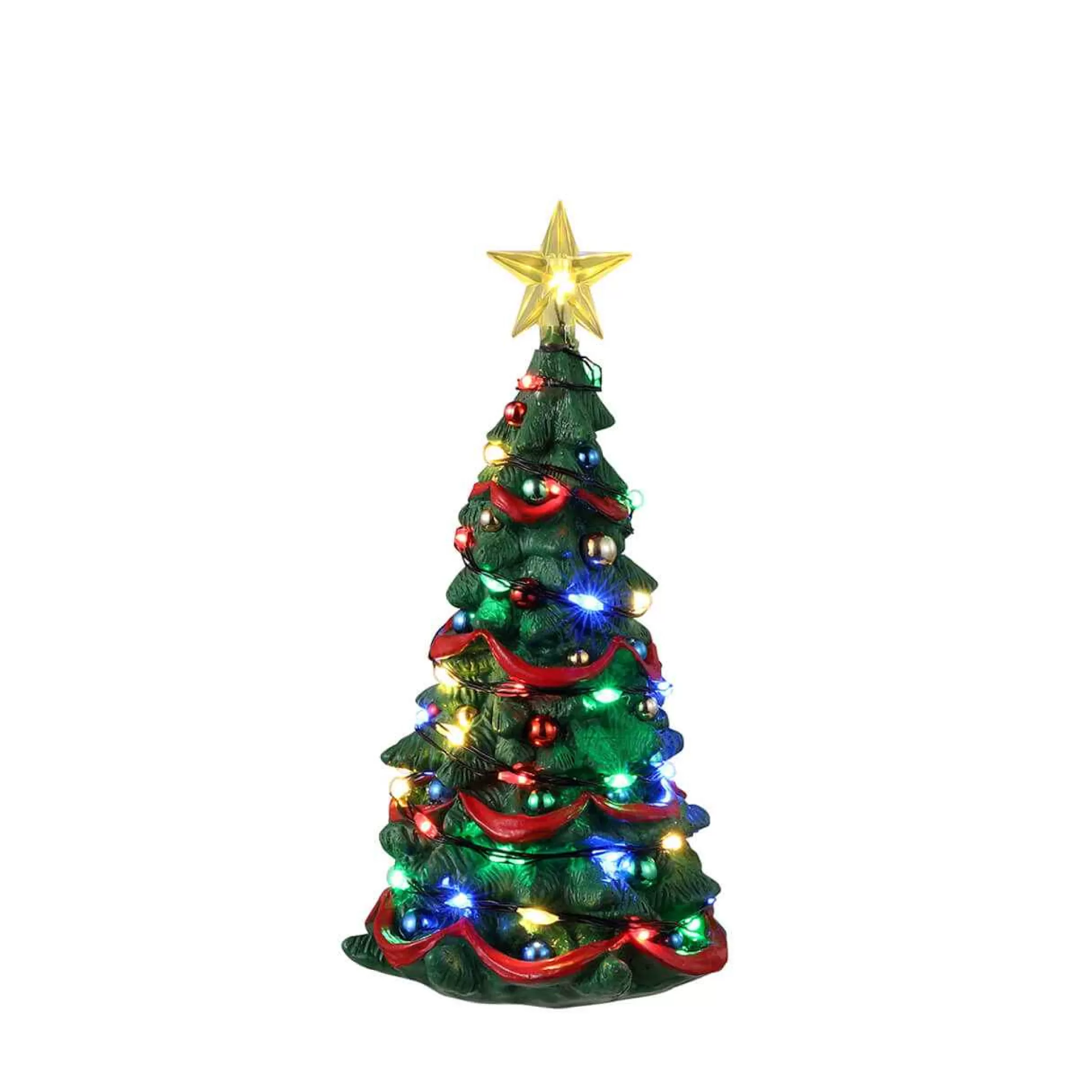 Lemax Village Collection Joyful Christmas Tree, Battery Operated (4.5V) #34101