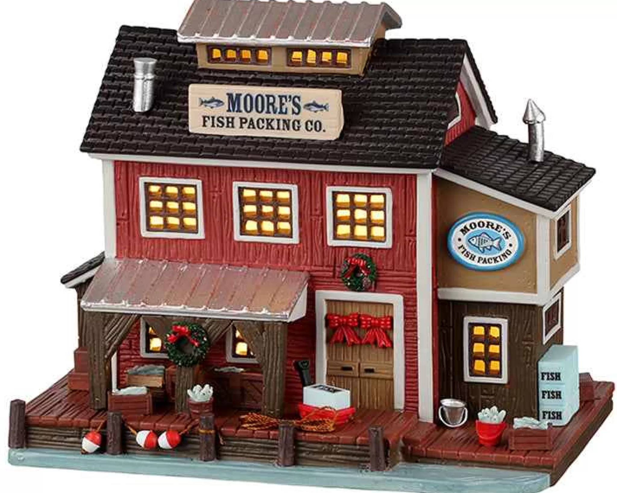 Lemax Village Collection Moore's Fish Packing Co. #25910