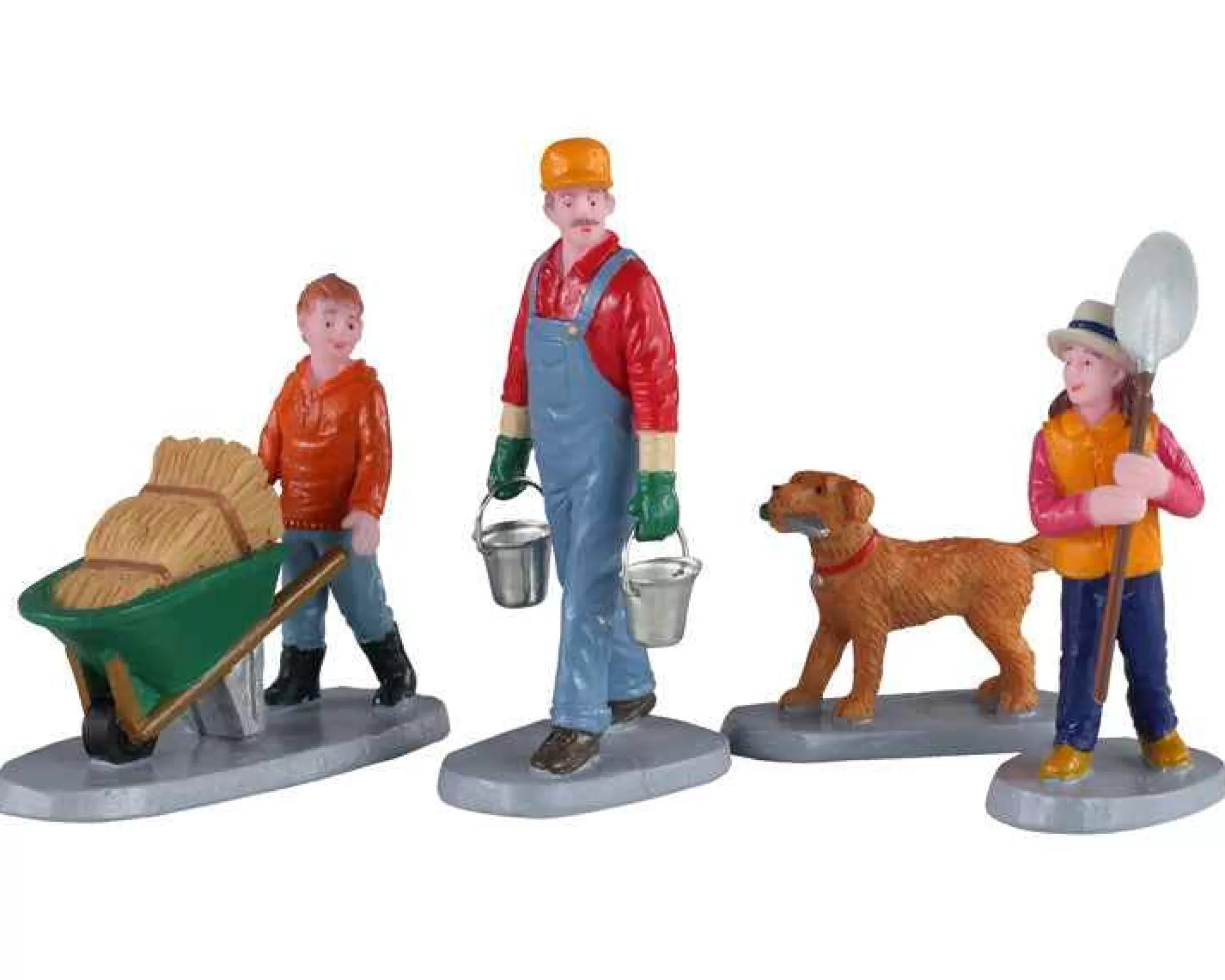 Lemax Village Collection Morning Chores, Set Of 4 #02922