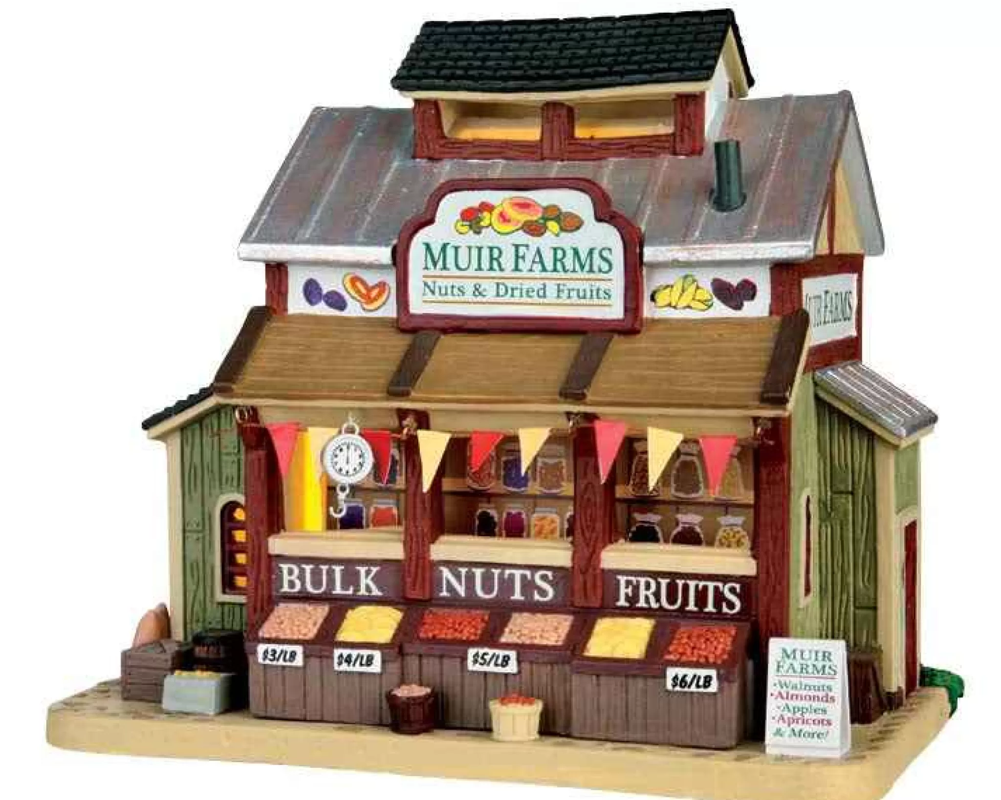 Lemax Village Collection Muir Farms Nuts & Dried Fruits #65127