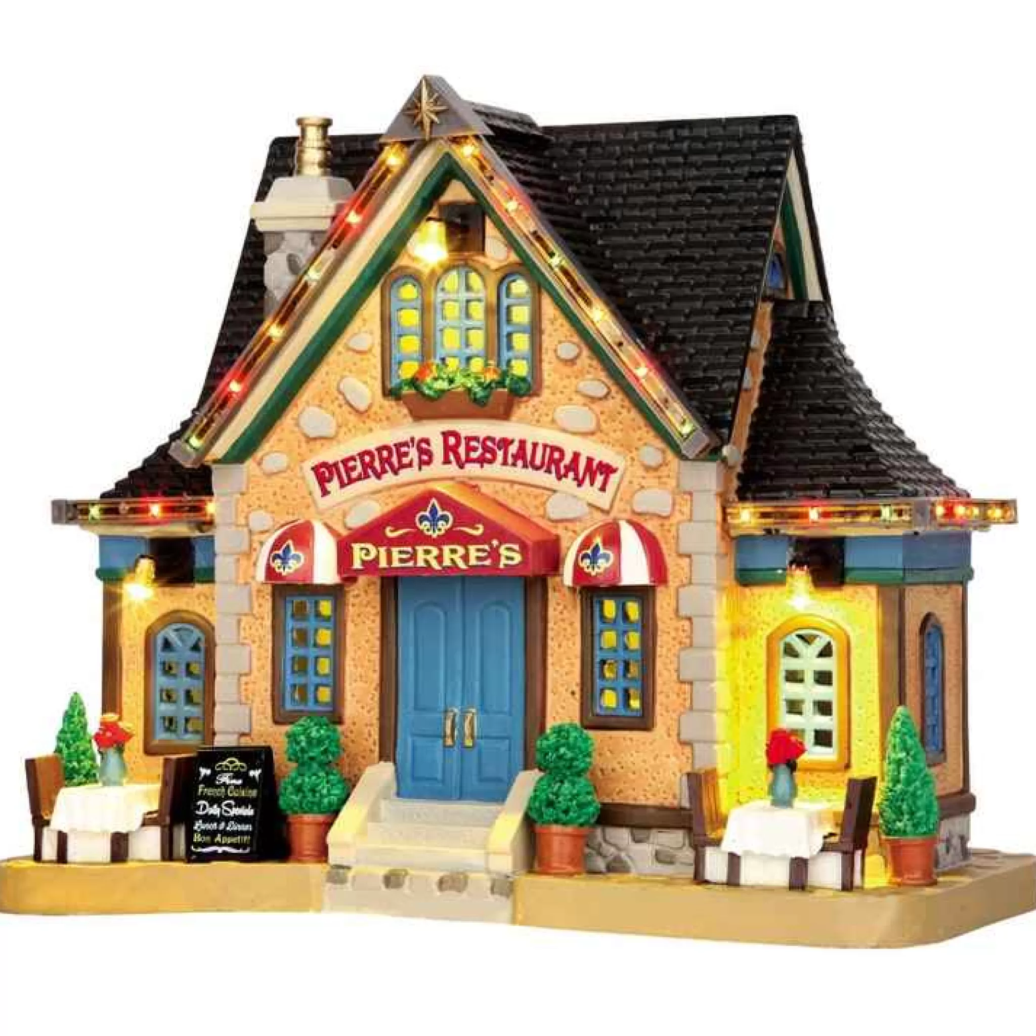 Lemax Village Collection Pierre's Restaurant #55923
