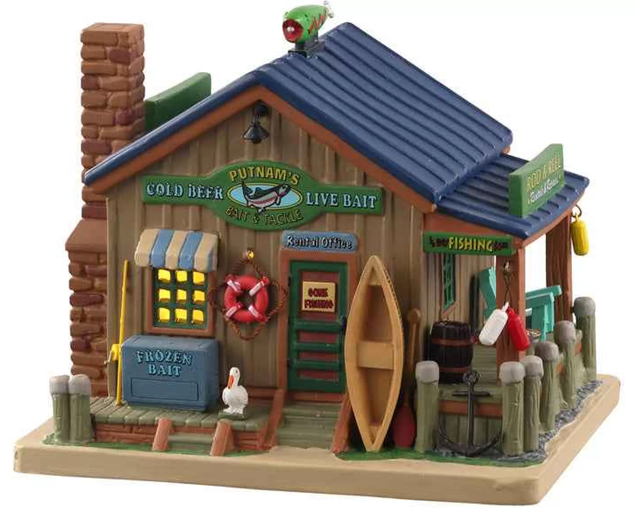 Lemax Village Collection Putnam's Bait & Tackle #05634