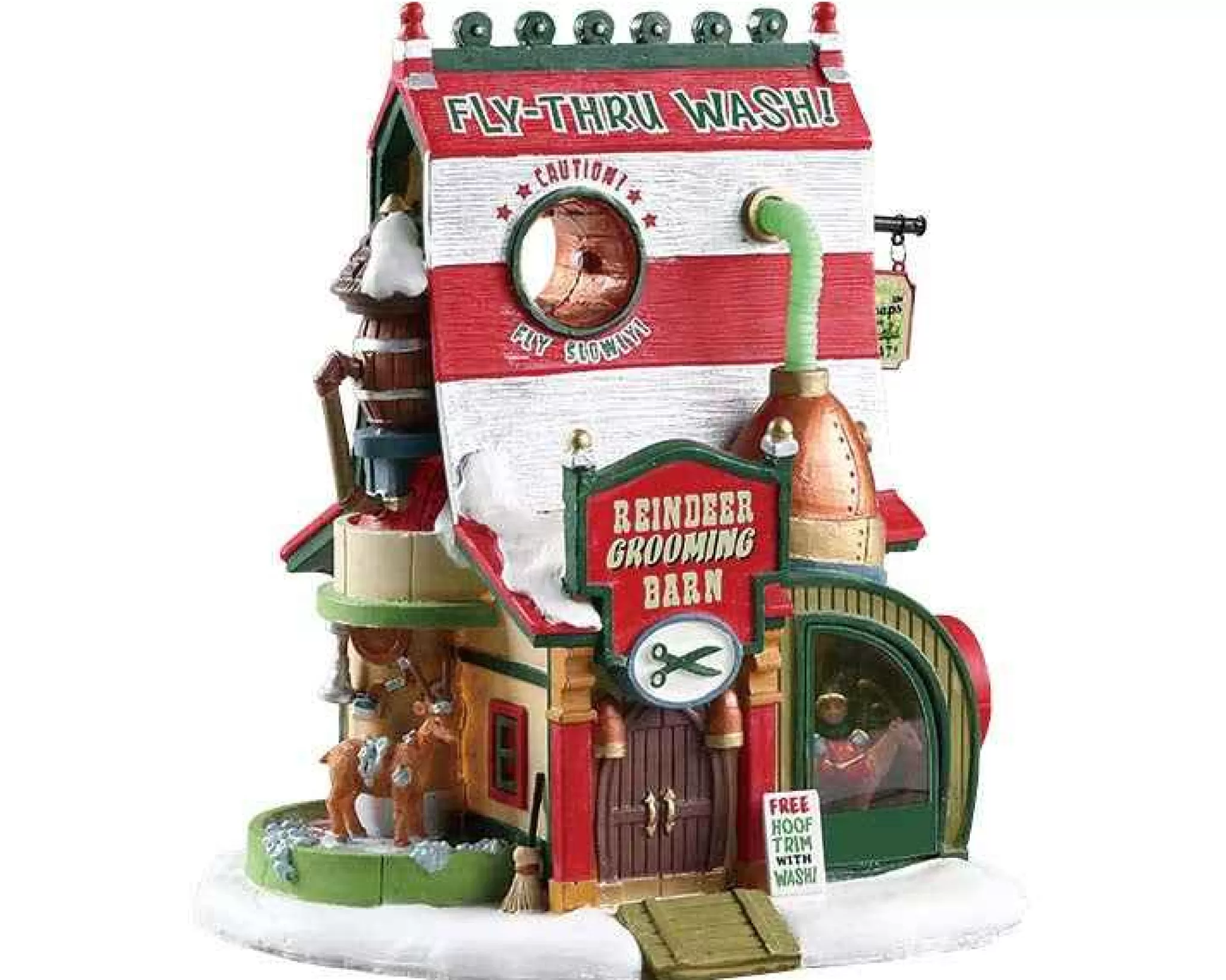 Lemax Village Collection Reindeer Grooming Barn #75293