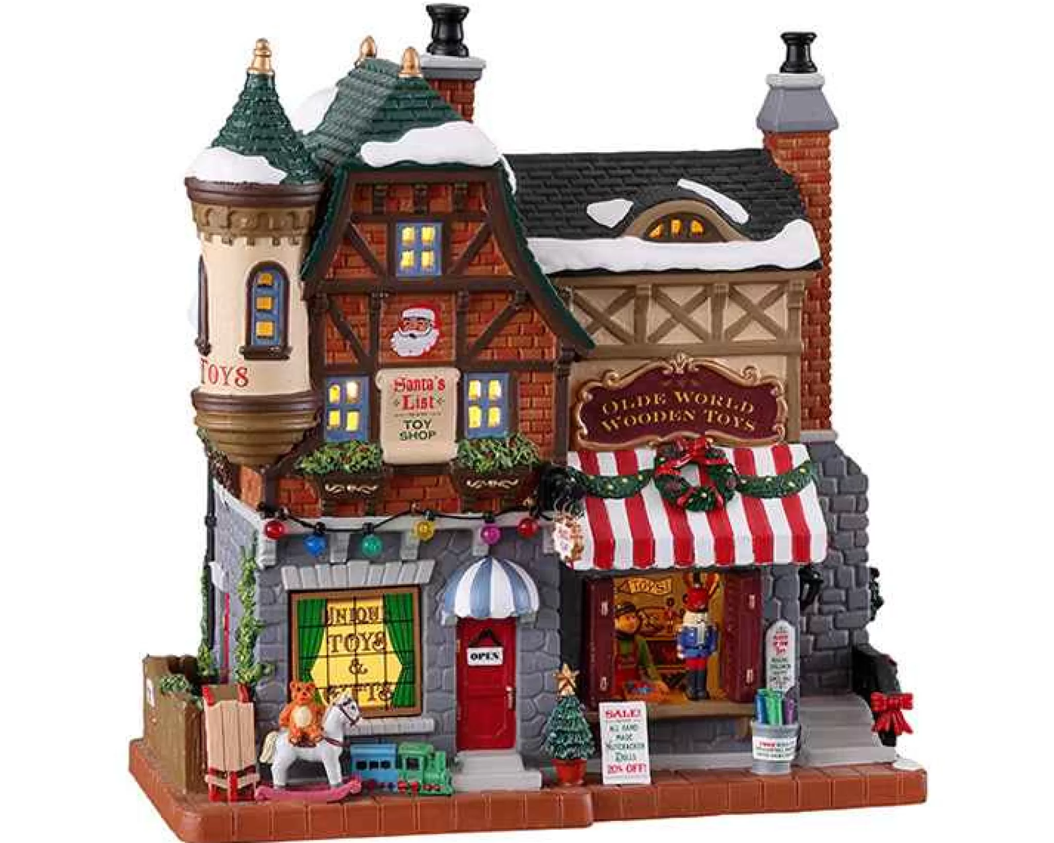 Lemax Village Collection Santa's List Toy Shop #15798