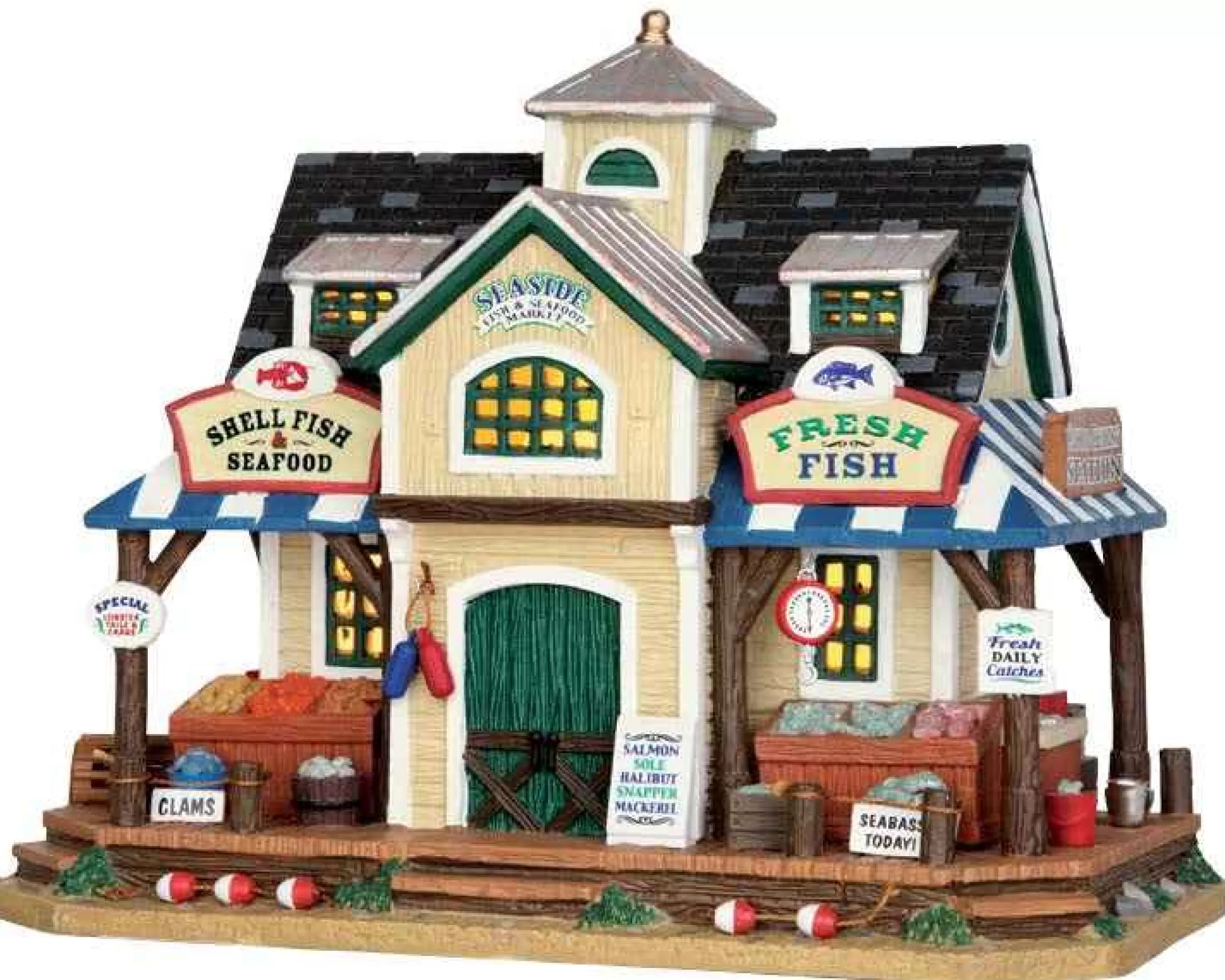 Lemax Village Collection Seaside Fish & Seafood Market #55945