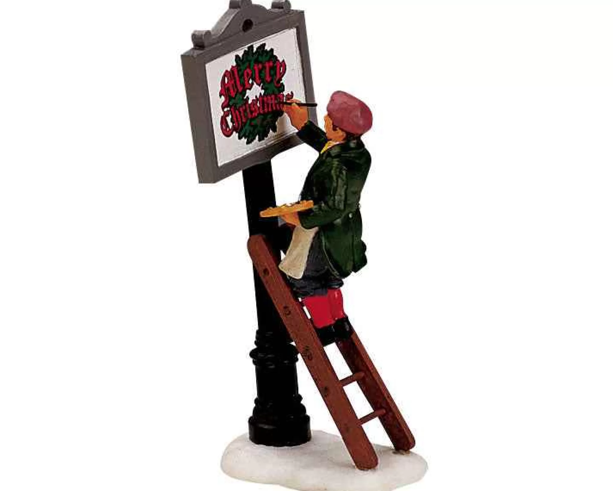 Lemax Village Collection Sign Painter #12527